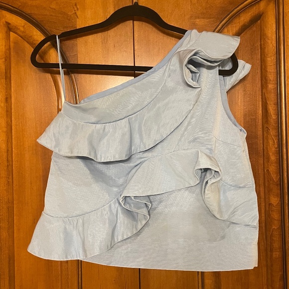 MSGM One-Shoulder Sleeveless Blouse - Picture 3 of 6